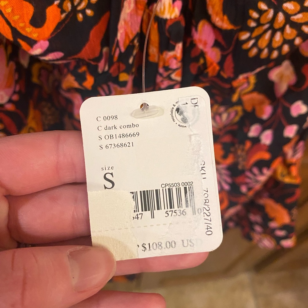 Free People pixie tunic small NWT - Picture 5 of 7